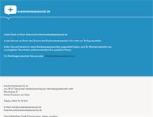 Tablet Screenshot of krankenkassenportal.de